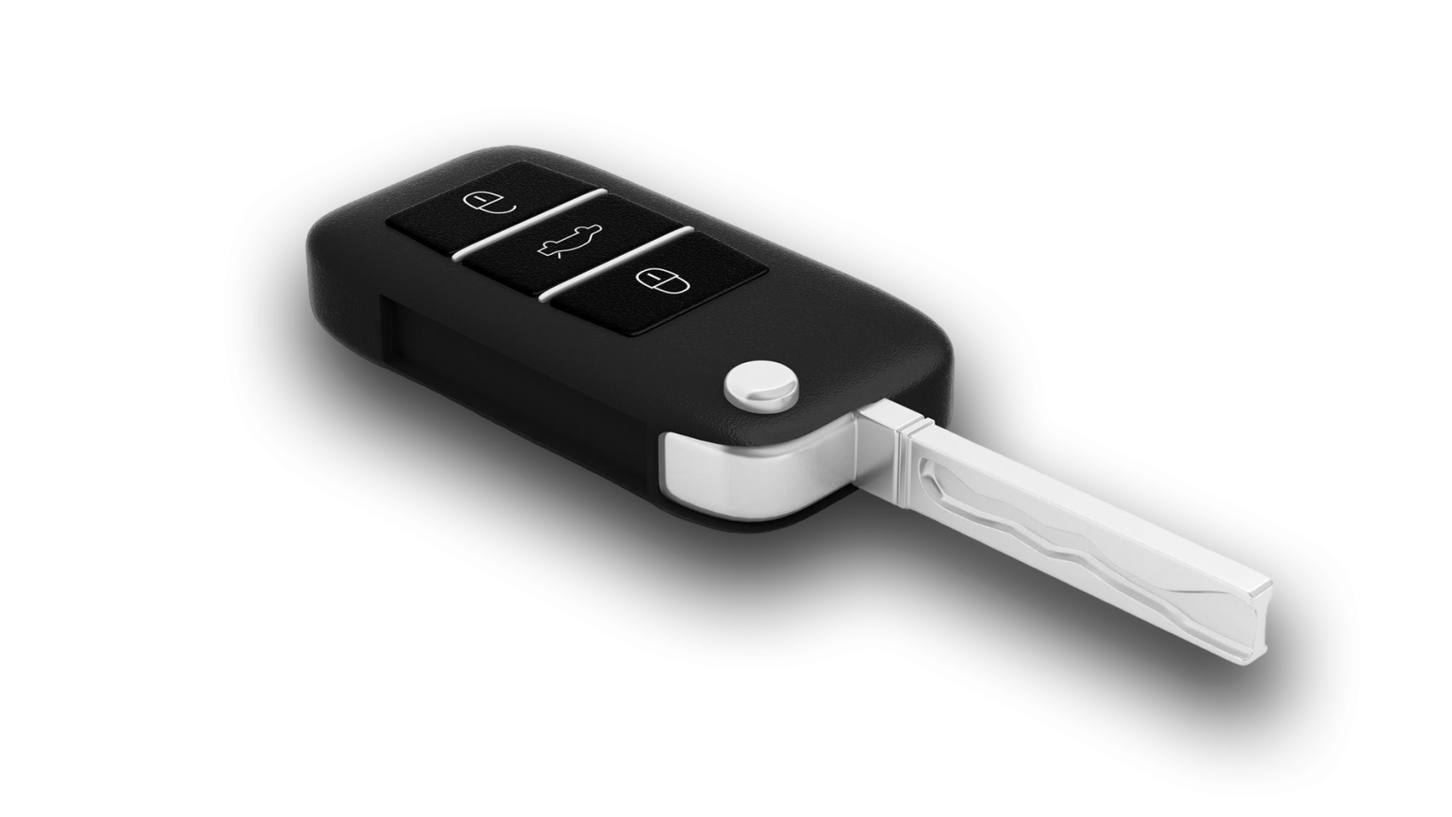 Llave de automóvil render 3d